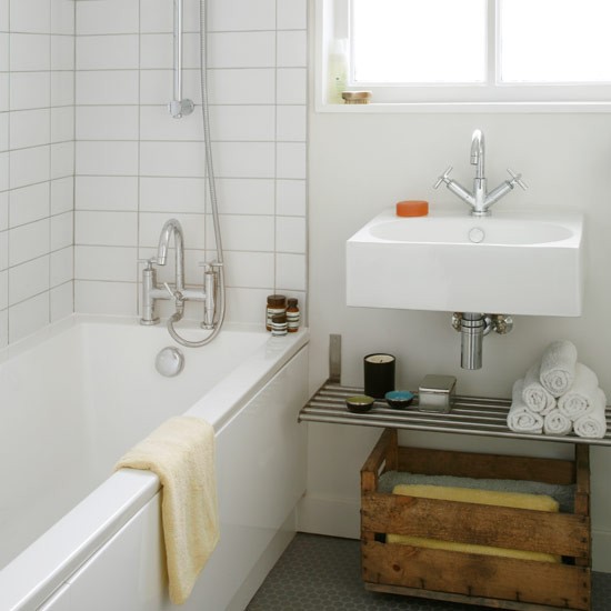 Crate Towel Storage