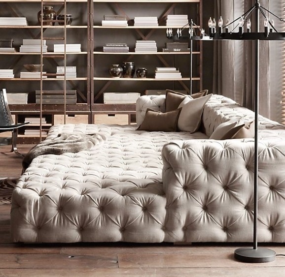 Elegant Tufted Couches