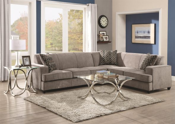 Stationary Sectional Sofa