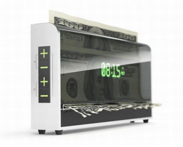 Amazing Alarm Clocks - Money Shredding Machine