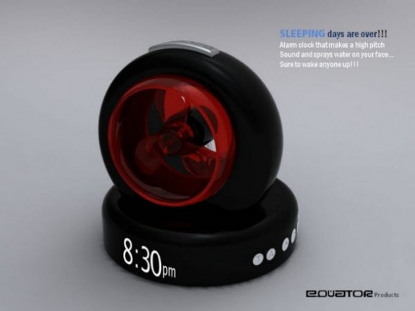 Amazing Alarm Clocks - Water Spray Alarm Clock