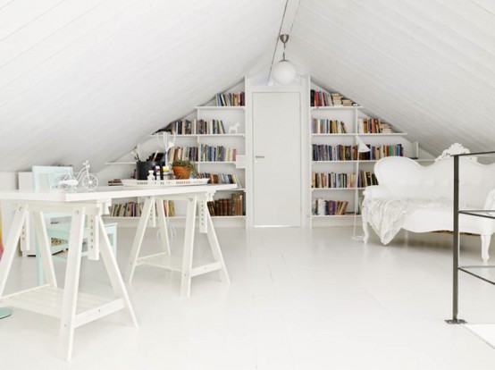 Cool Attic Home Office Ideas