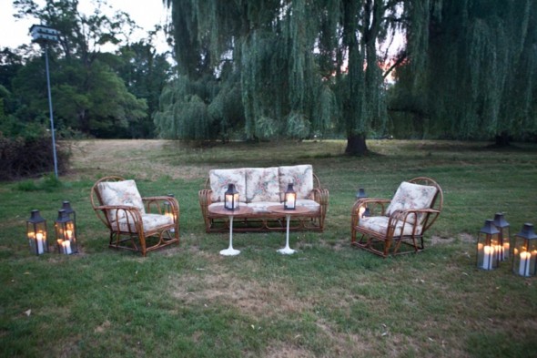 You can add floral cushions to every chair or simply add single color to every guest, it helps your guests to easily find their assigned table according to color theme.