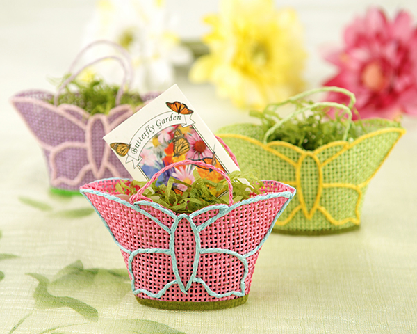 Spring is wonderful time for weddings, gift baskets are easy to find and you can do it yourself as well.