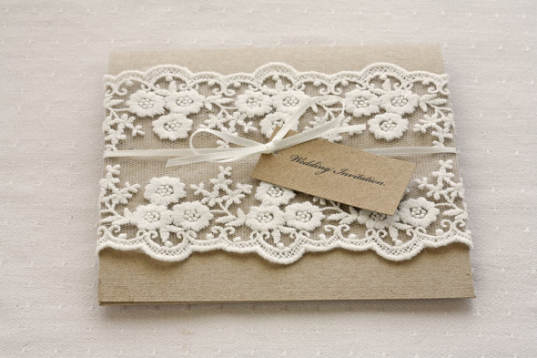 Wedding invitations vintage theme