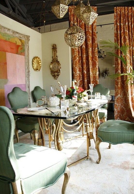 Bohemian Style Dining Rooms