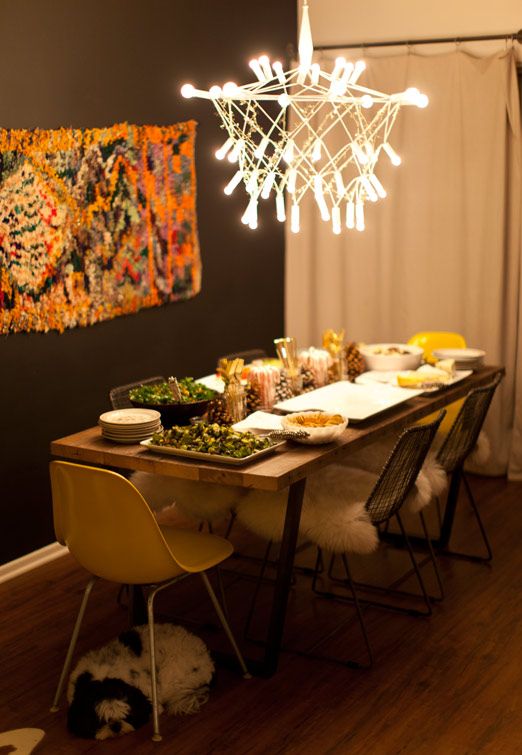  Boho Style Dining Room with Simple Decor