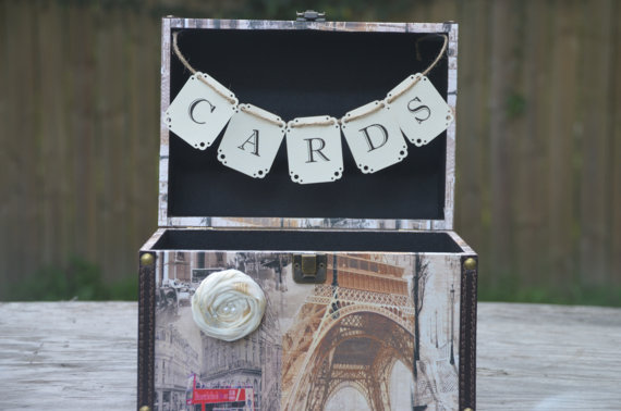 Rustic decor combined with Parisian Wedding Themes.