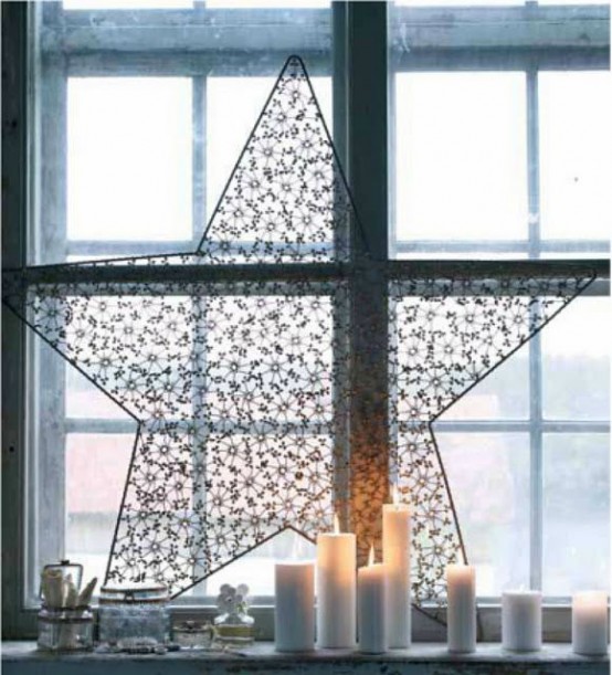 Christmas Window Decorations with Pictures and Warmth