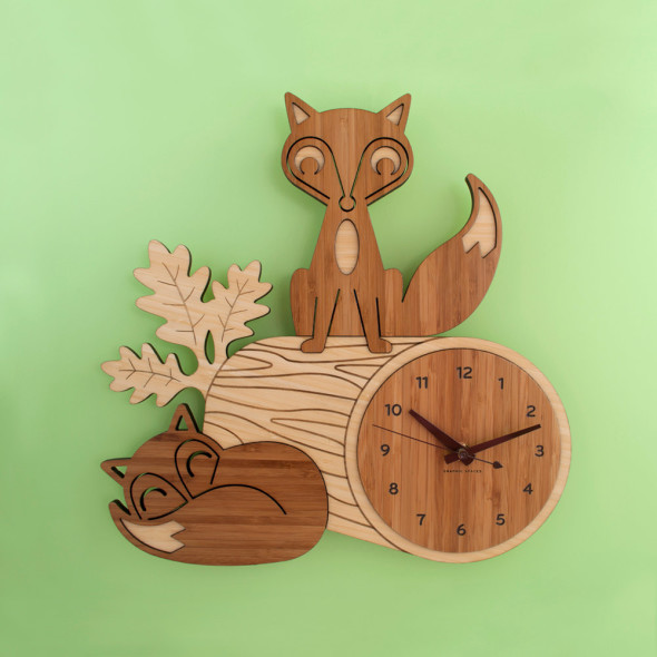 Animal themed clocks put the "fun" in functional art.