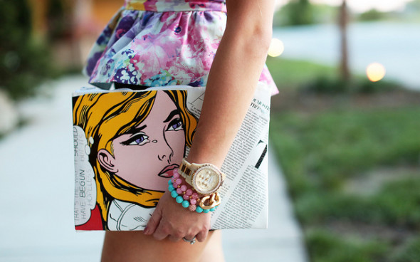 Pop Art is back in Fashion and this clutch is must have