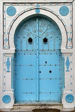 Mediterranean Blue Doors