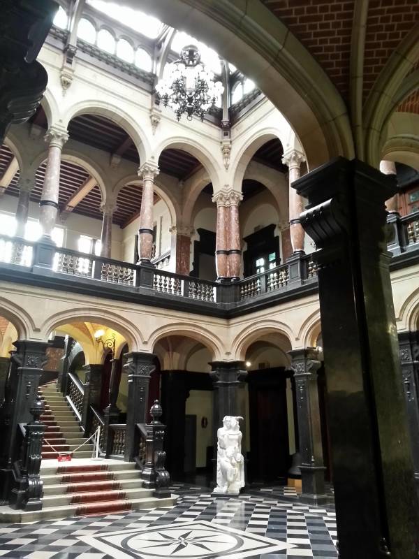 Old city hall in Antwerp Belgium