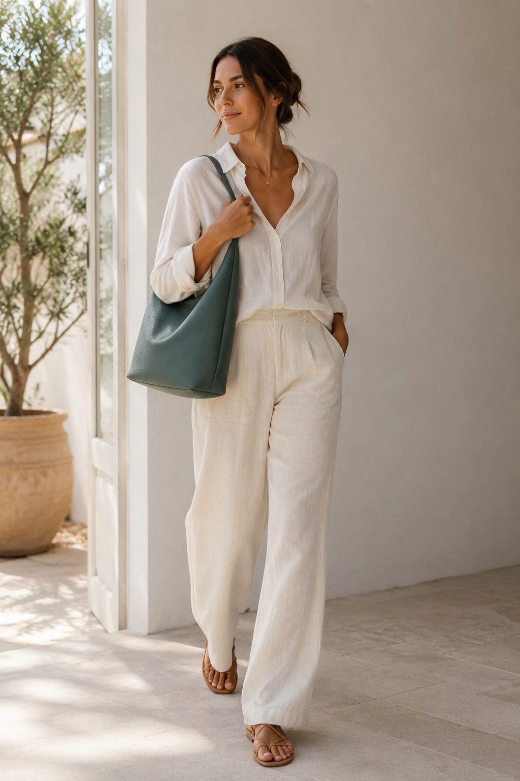Large Full-Zip Hobo Shoulder Tote
