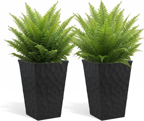 Large outdoor planters set