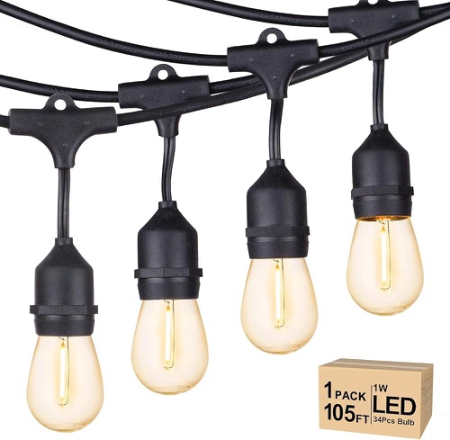 Outdoor LED string lights