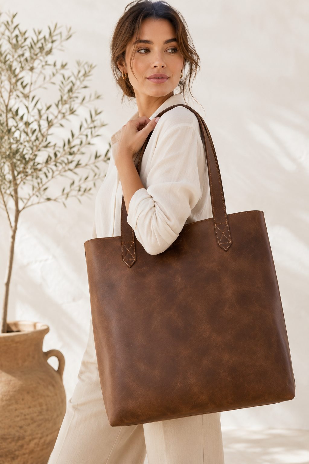 Heather's Classic Vintage Tote Bag