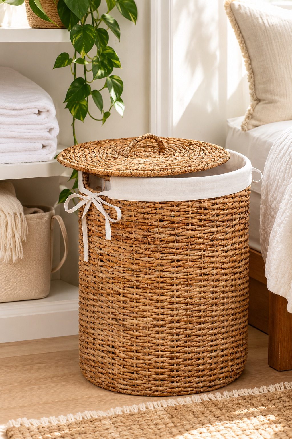 BIRDROCK HOME Seagrass Laundry Hamper