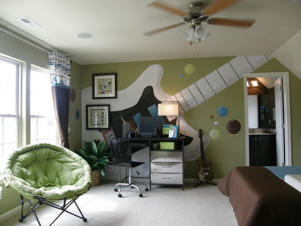 Themed Teen Bedrooms - Musical Theme