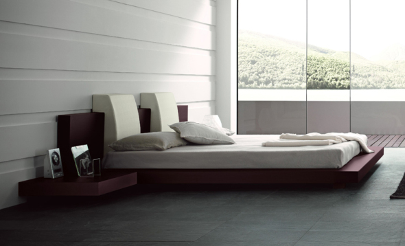 platform beds are perfect element to add style and dimension to an ordinary room.