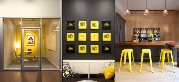 Hip and eye-catching, graphic designer workspace is all about creativity