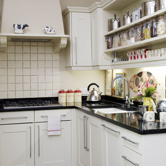 Lighting is the most important factor for a small kitchen