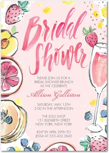 Brunch - Bridal Shower Invitation 8