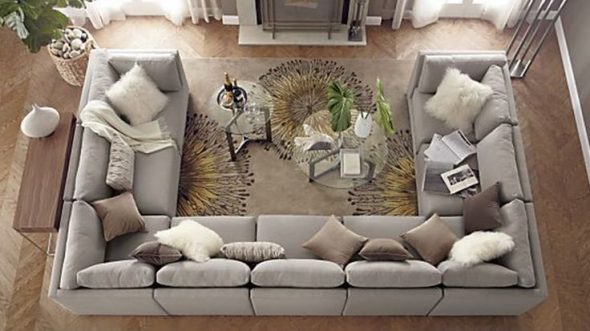 U-shaped Sectional Sofa