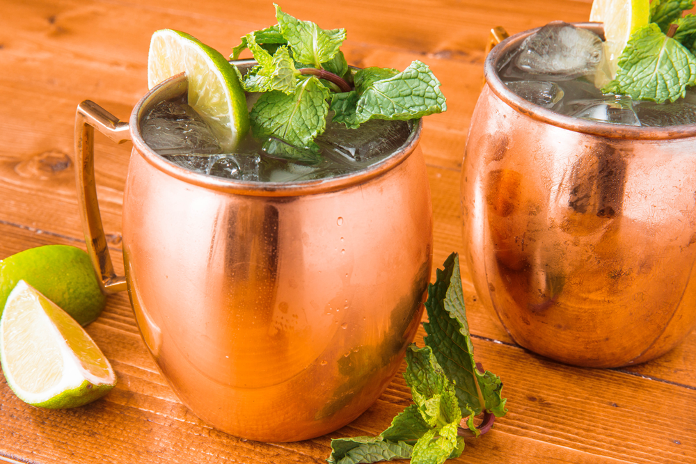 Moscow Mule in Copper Cup