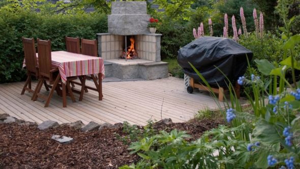 Outdoor Fireplace